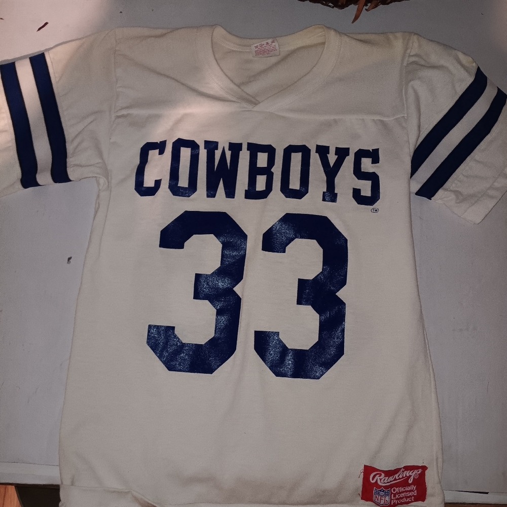 Vintage Dallas Cowboys Jersey BY rawlings size small